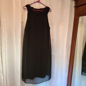 Plus size sleeveless cocktail dress
